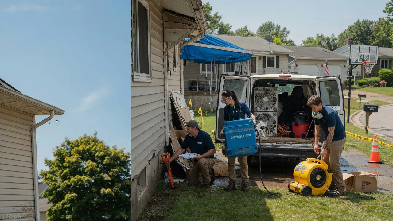 Ceiling Leak Cleanup in Grosse Ile, MI near me