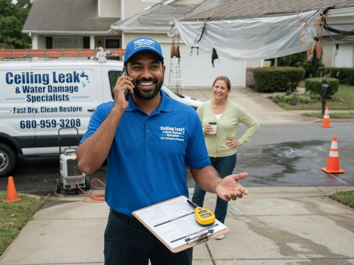Ceiling Leak Cleanup Grosse Ile, MI FAQs